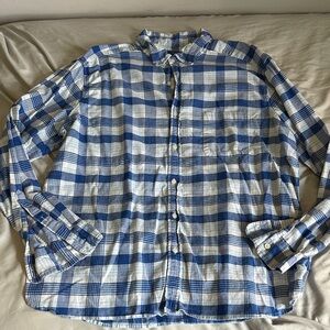 Vineyard Vines Blue and White Checkered Shirt